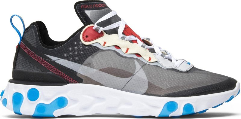 React element 87 dark grey photo blue online