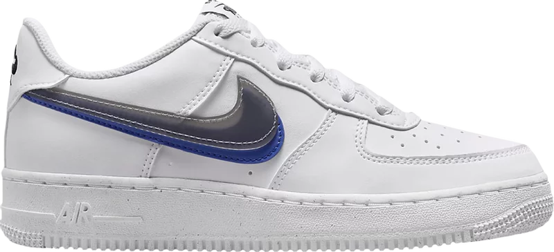 Nike Air Force 1 Low Impact Next Nature Double Swoosh White Black Blue Roomstock.cz