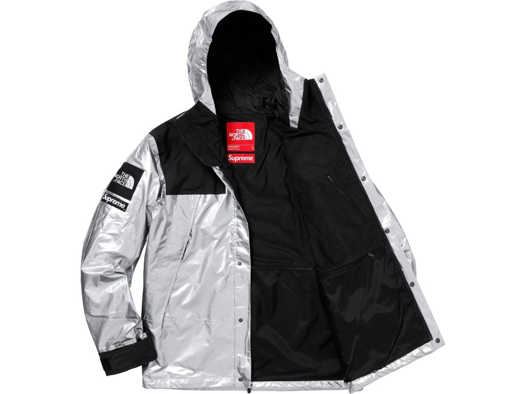 Supreme The North Face Metallic Mountain Parka Silver - SS18SILVERMOUNTAIN