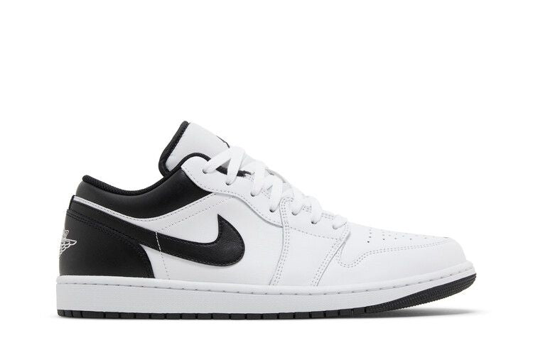 Air Jordan 1 Low White Black (GS) - 553558-132