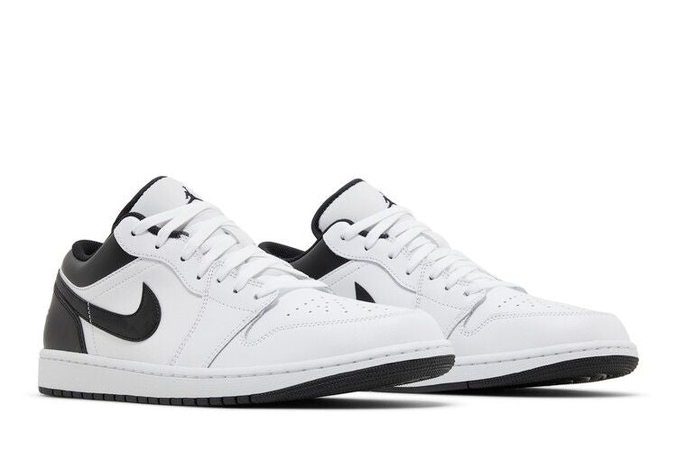 Air Jordan 1 Low White Black (GS) - 553558-132