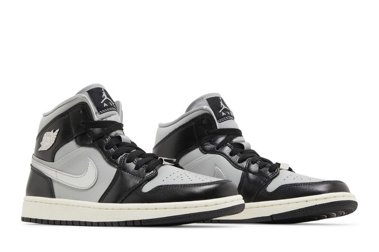 Air Jordan 1 Mid Black Chrome - FB9892-002