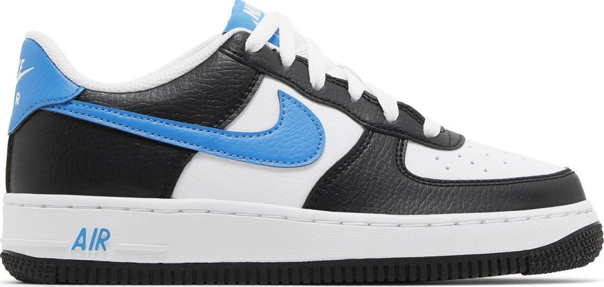 Nike Air Force 1 Low White Black Light Photo Blue (GS) - FN8008-001