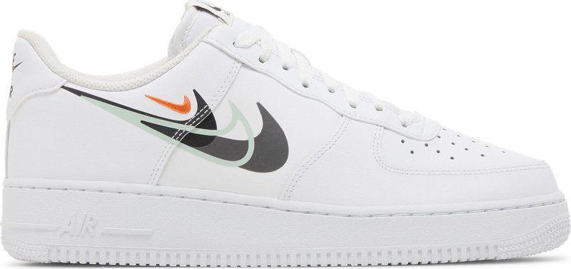 Nike Air Force 1 Low '07 Multi Swoosh White Black - FN7807-100