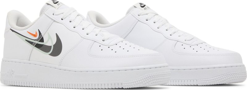 Nike Air Force 1 Low '07 Multi Swoosh White Black - FN7807-100