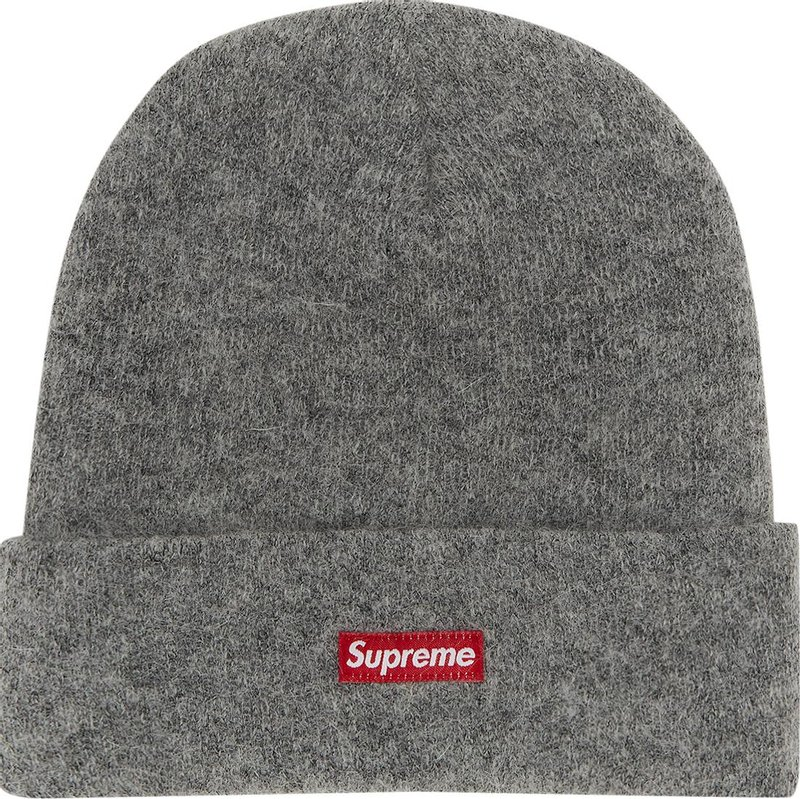 Supreme Mohair Beanie (FW24) Heather Grey - FW24MohairG