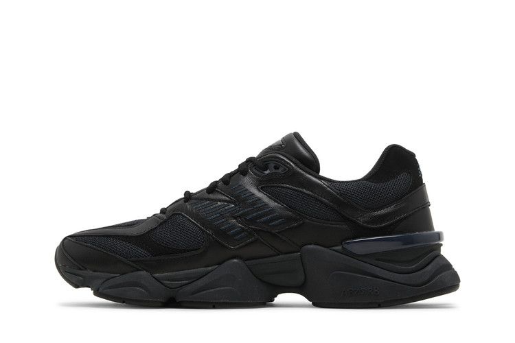 New Balance 9060 Triple Black Leather  - U9060NRI