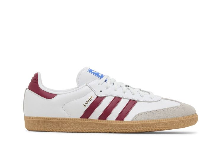 adidas Samba OG White Burgundy Gum  - IF3813