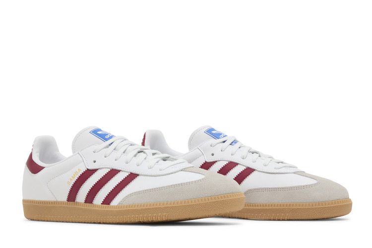 adidas Samba OG White Burgundy Gum  - IF3813