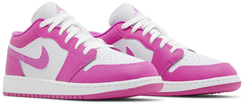 Jordan 1 Low Fire Pink (GS)  - FV8486-600