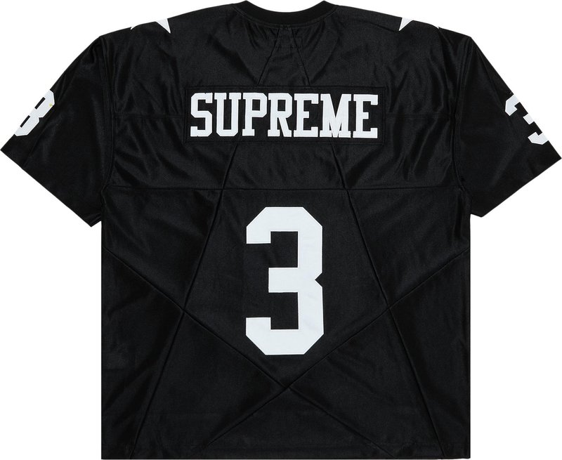 Supreme Star Football Jersey Black  - FW24StarBLK