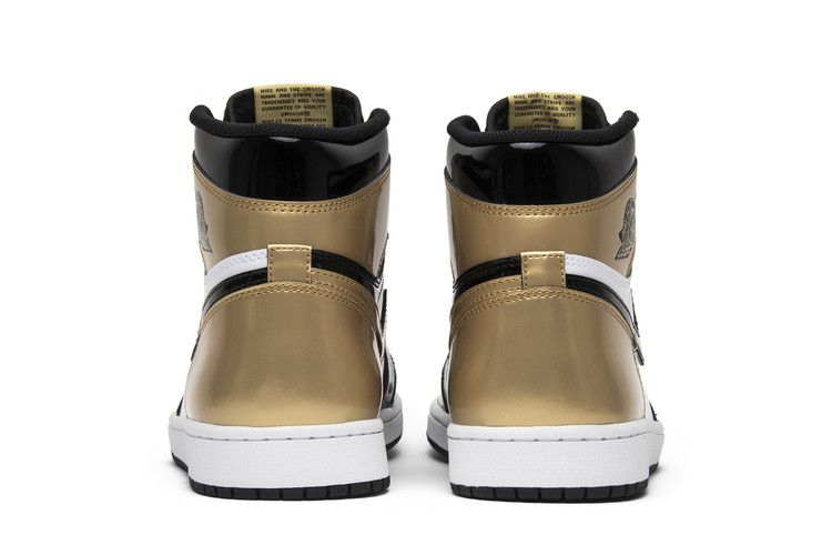 Jordan 1 Retro High NRG Patent Gold Toe  - 861428-007