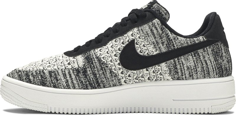 Nike Air Force 1 Flyknit 2 Black Pure Platinum -  AV3042-001