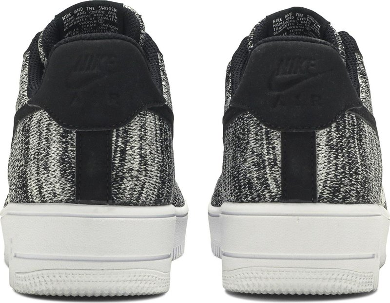 Nike Air Force 1 Flyknit 2 Black Pure Platinum -  AV3042-001