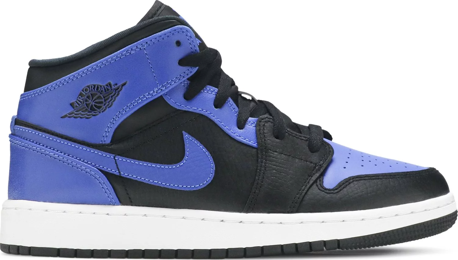 Jordan 1 Mid Hyper Royal (GS) - 554725-077