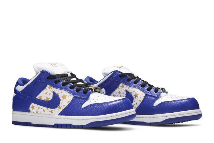 Nike SB Dunk Low Supreme Stars Hyper Royal (2021)  - DH3228-100