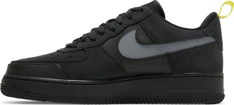 Nike Air Force 1 Low Cut Out Swoosh Black - DO6709-001