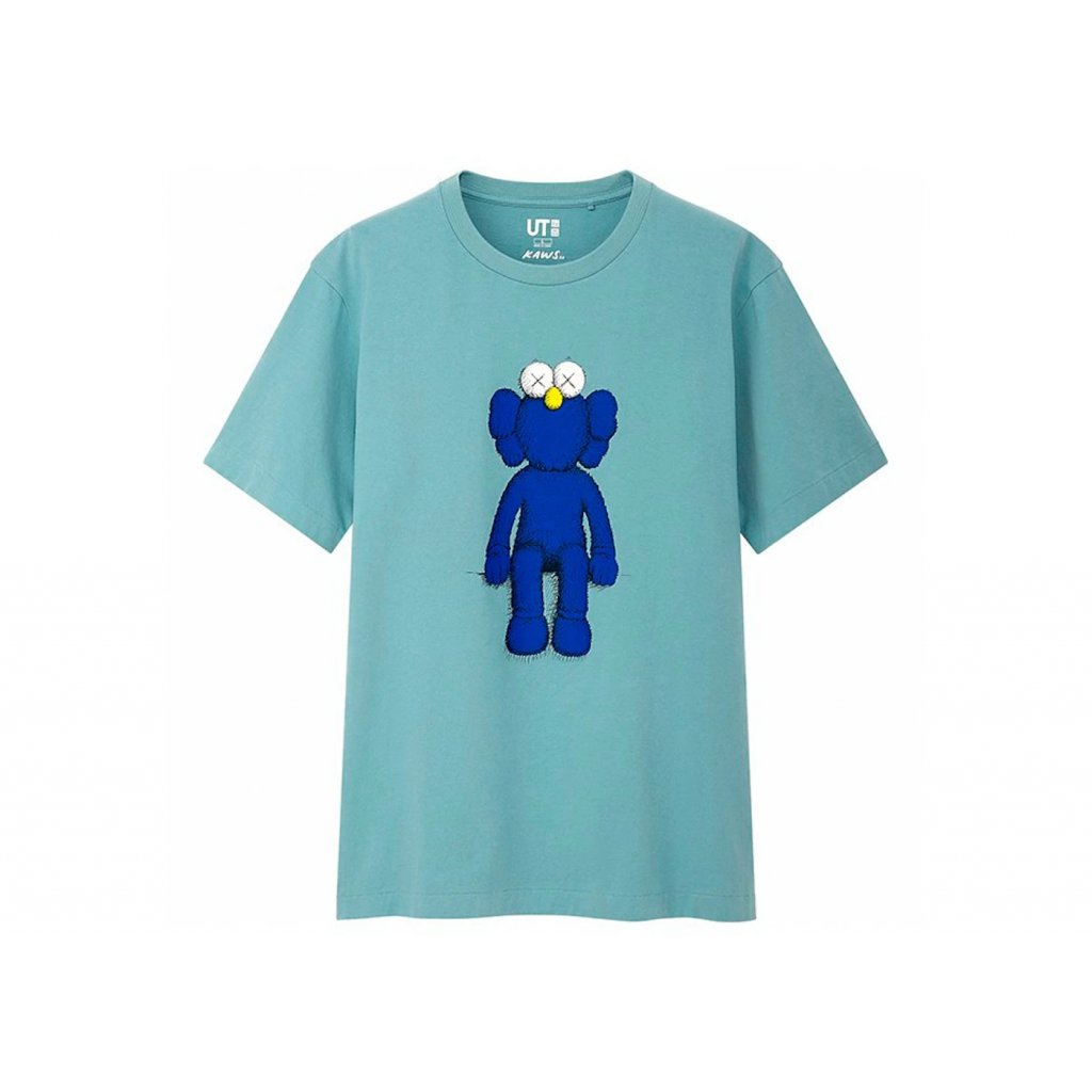 KAWS x Uniqlo Blue BFF Tee (US Sizing) Green -  SS19 KAWS Green