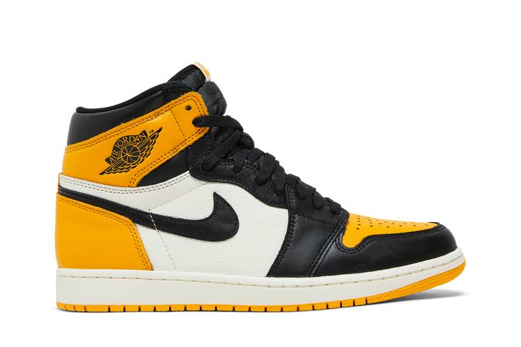 Air Jordan 1 Retro High OG Yellow Toe (GS) - 575441-711