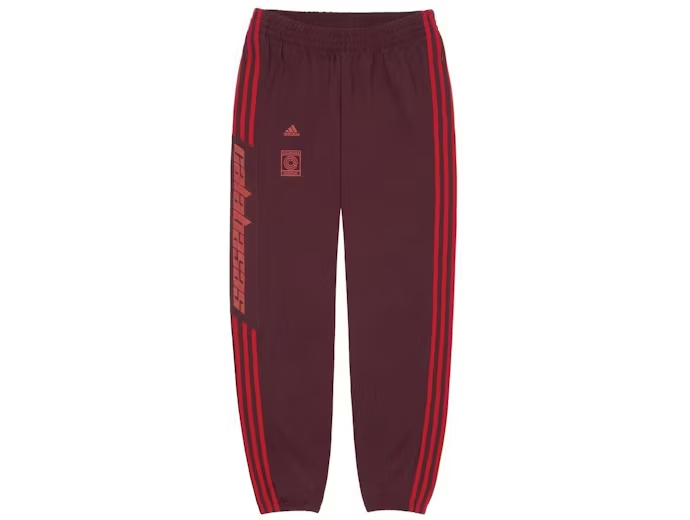 adidas Yeezy Calabasas Track Pants Maroon - FW17MaroonPants