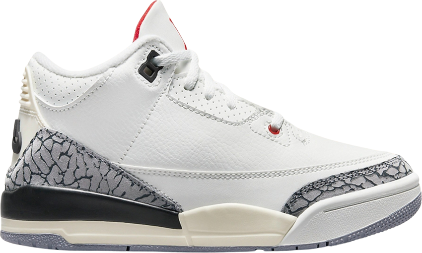 Air Jordan 3 Retro White Cement Reimagined (PS) - DM0966-100