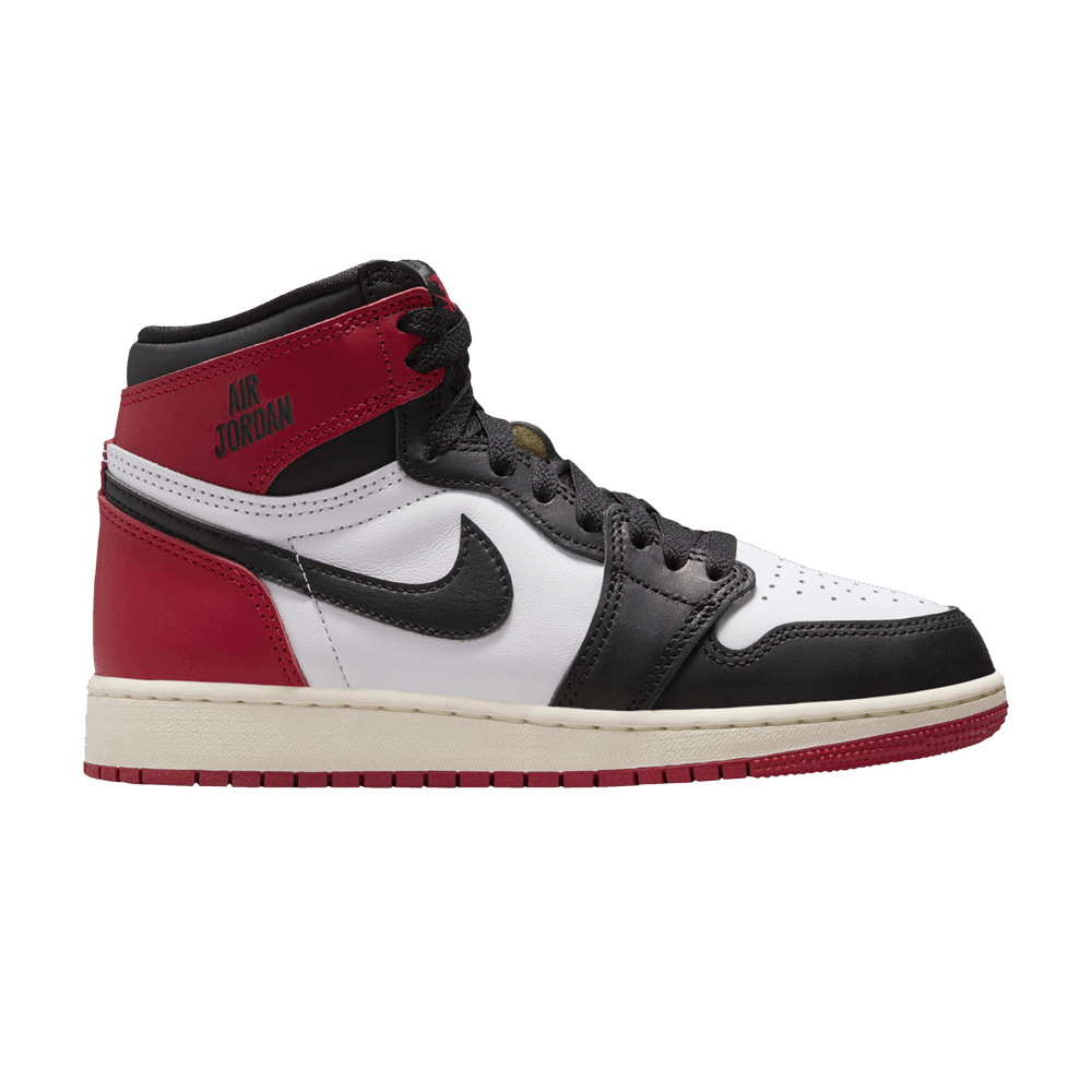 Air Jordan 1 Retro High OG Black Toe Reimagined (GS) - FD1437-106