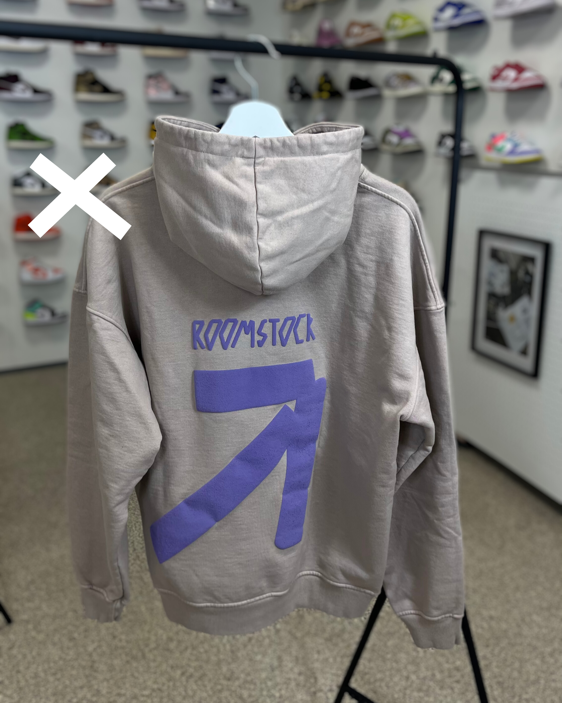 ROOMSTOCK 8th Anniversary Edition Hoodie TAUPE - ROOMST8CK_T4UP3