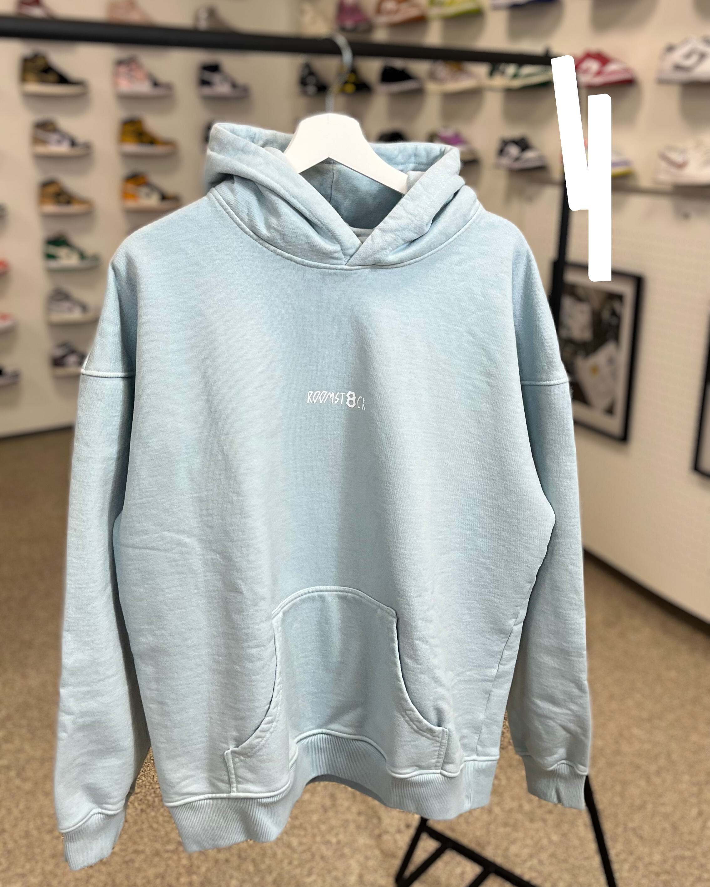 ROOMSTOCK 8th Anniversary Edition Hoodie BABY BLUE - ROOMST8CK_BLU3