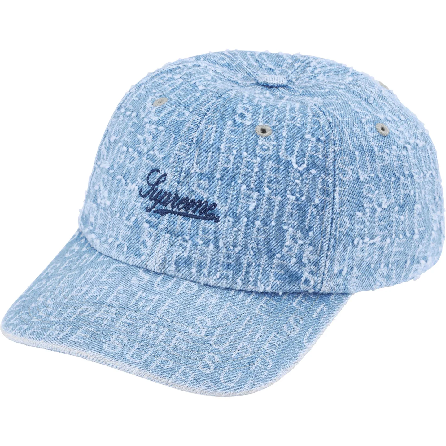 Supreme Needle Punch Denim 6-Panel Blue  - FW24NDPB