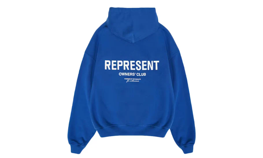 Represent Owner's Club Hoodie Cobalt Blue/White - M04153-109