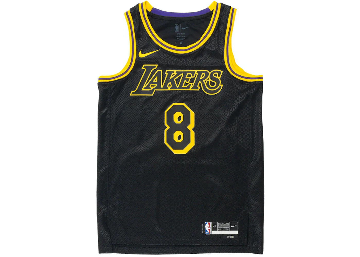 Nike Kobe Mamba Mentality Los Angeles Lakers City Edition Swingman Jersey (FW23) Black - FN7297-010