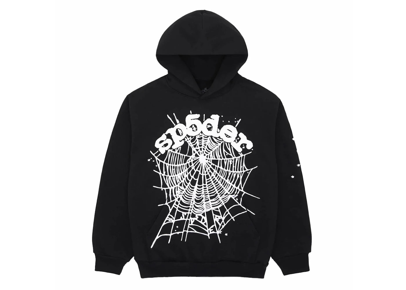 Sp5der OG Web Hoodie Black - SP5D-SPOWHB-BLACK