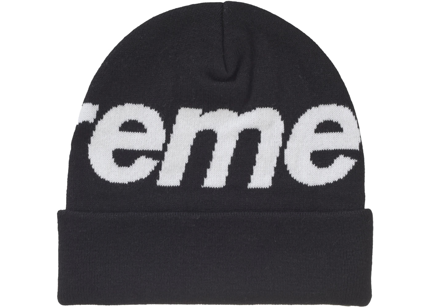 Supreme Big Logo Beanie (FW24) Black  - SUPR-SBLB(B-BLACK