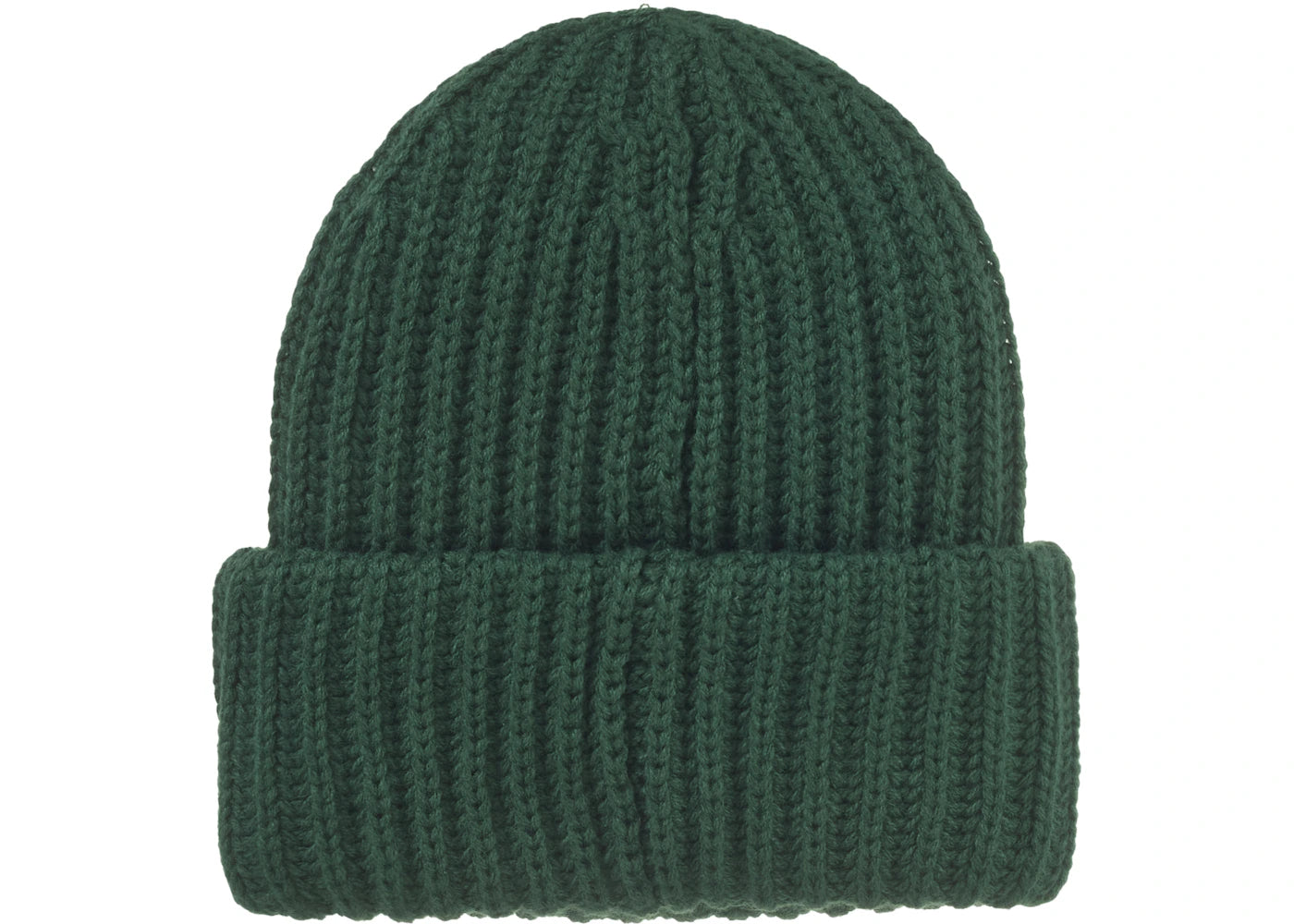 Supreme Classic Logo Chunky Ribbed Beanie (FW24) Dark Green  - SUPR-SCLCRB-DARKGREEN