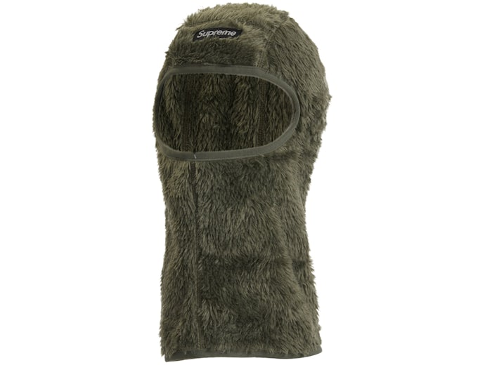 Supreme Fuzzy Balaclava Olive  - FW24FZZBO