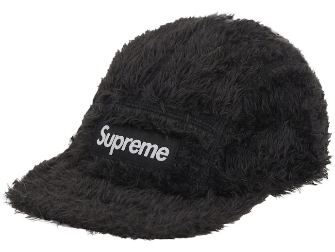 Supreme Fuzzy Camp Cap Black  - FW24FZZCB