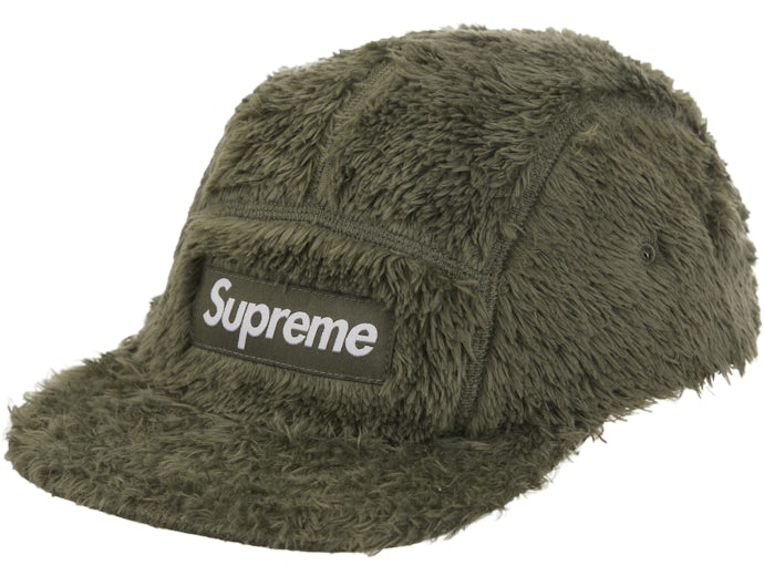 Supreme Fuzzy Camp Cap Olive  - FW24FZZCCO