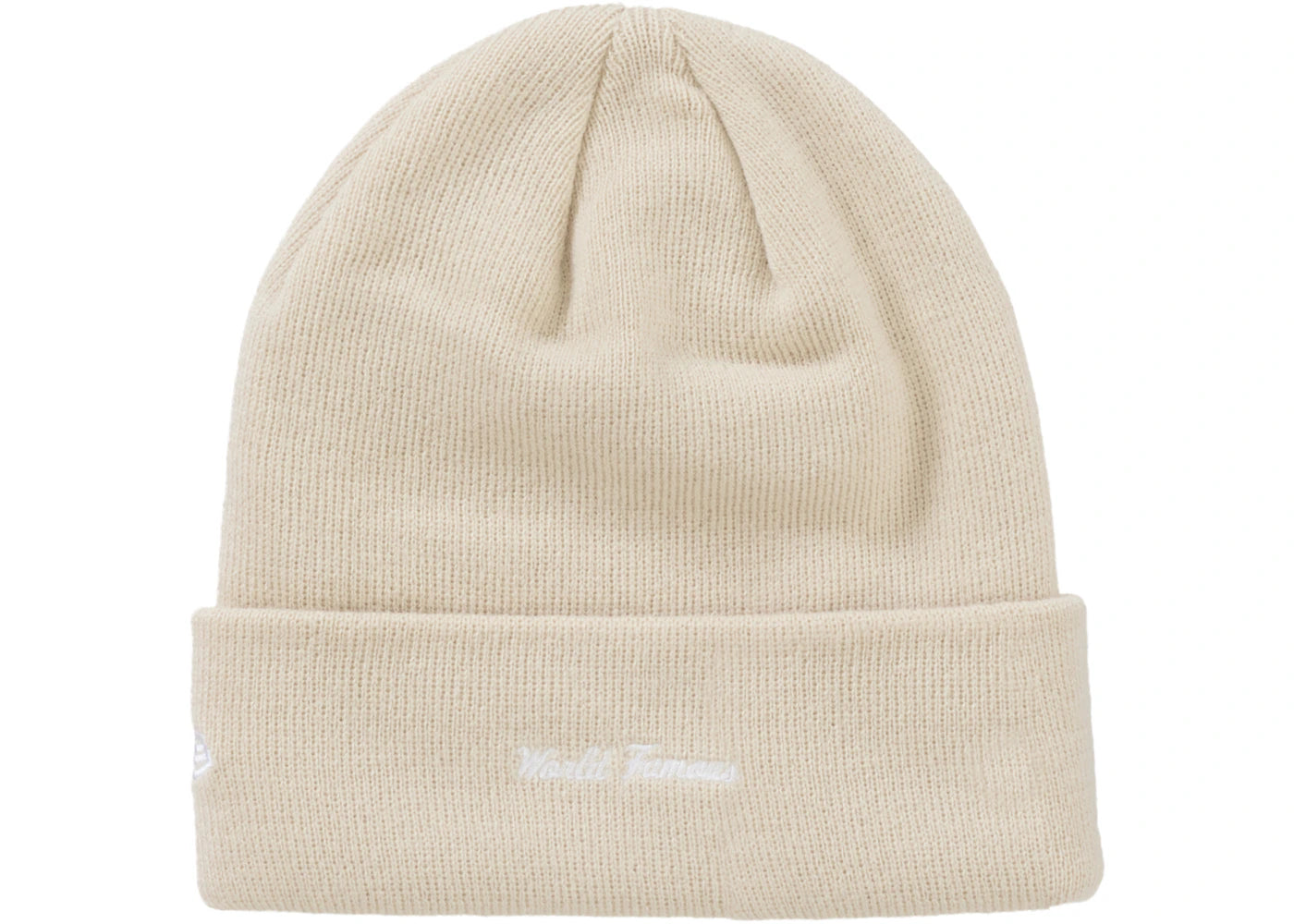 Supreme New Era Box Logo Beanie (FW24) Stone  - SUPR-SNEBLB-STONE