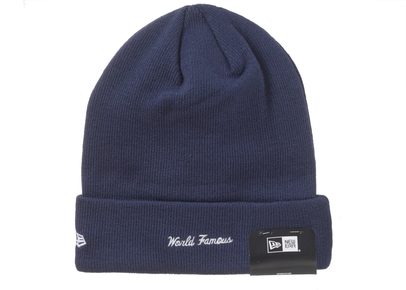 Supreme New Era Box Logo Beanie (FW24) Navy  - SUPR-SNEBLB-NAVY