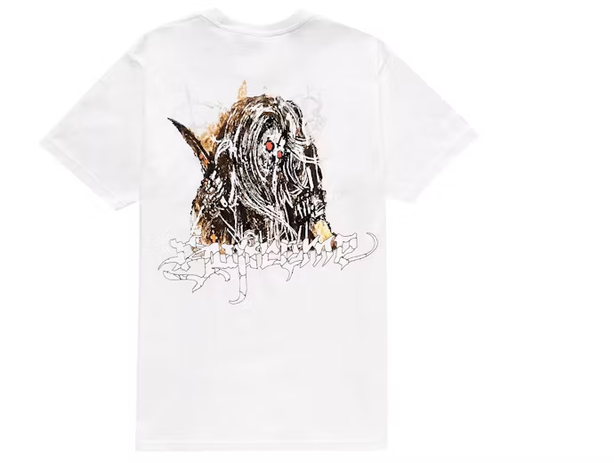 Supreme Satan Tee White - supwsatan