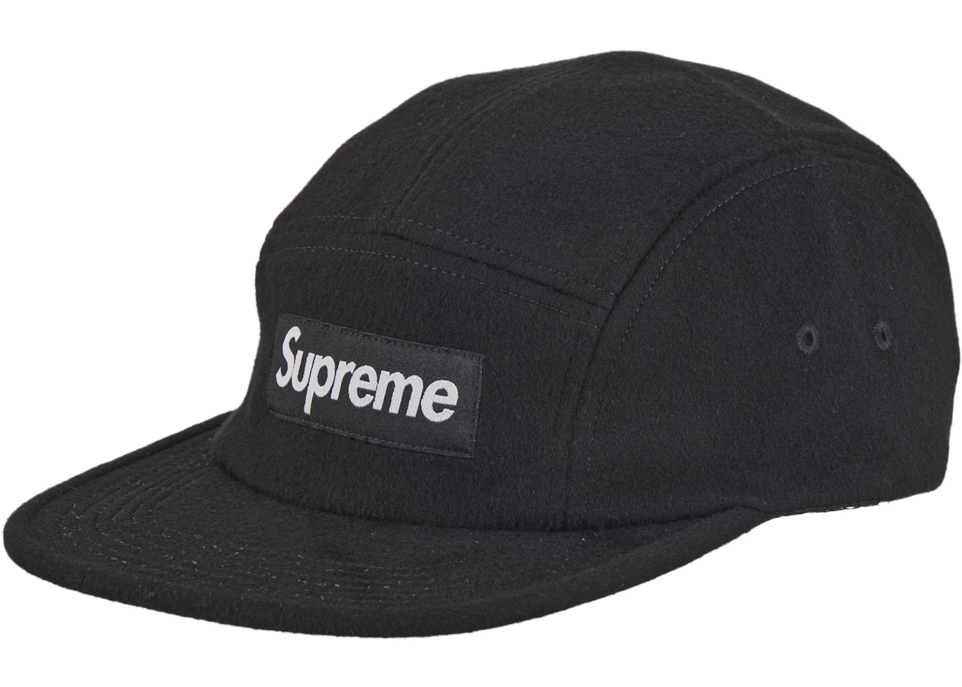 Supreme Wool Camp Cap (FW24) Black - FW24WCCB