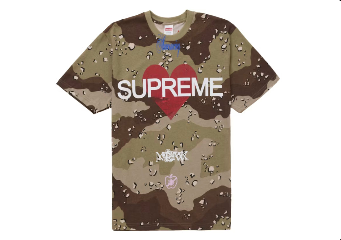 Supreme Announcing Tee Chocolate Chip Camo - SUP - ANN - CH1P