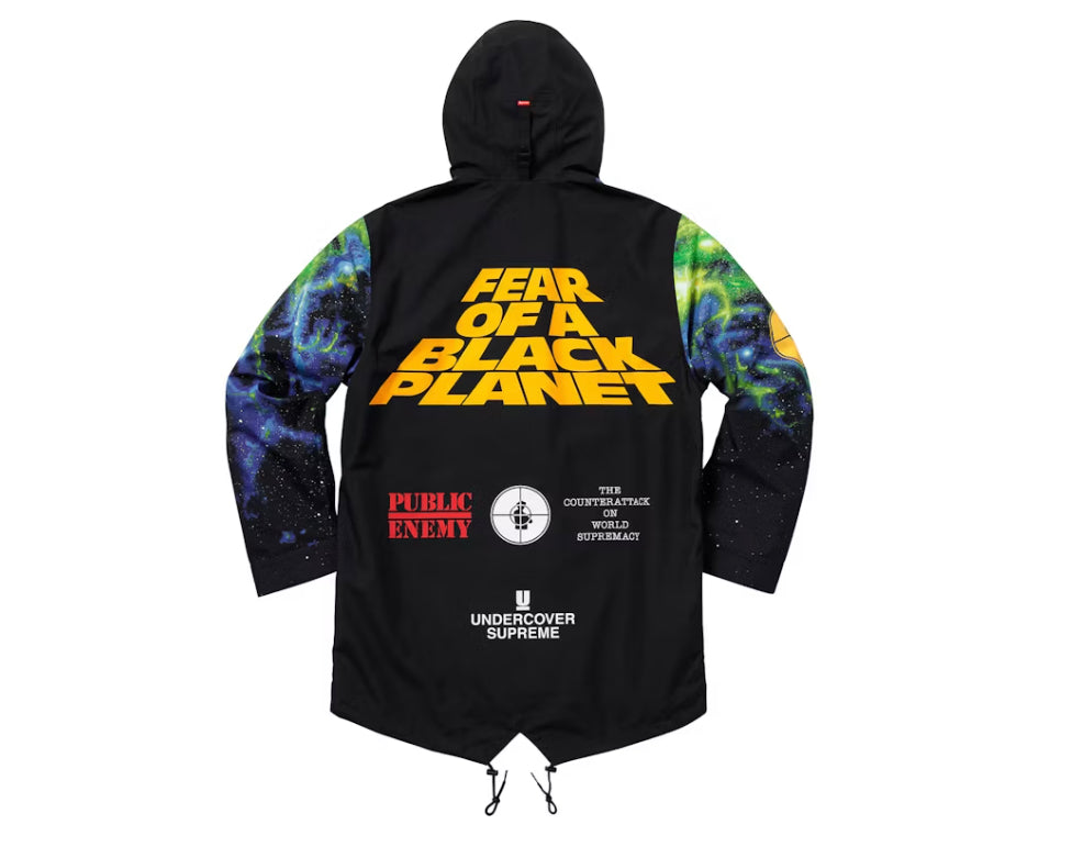 Supreme UNDERCOVER/Public Enemy Taped Seam Parka Multi - SS18multiENEMY