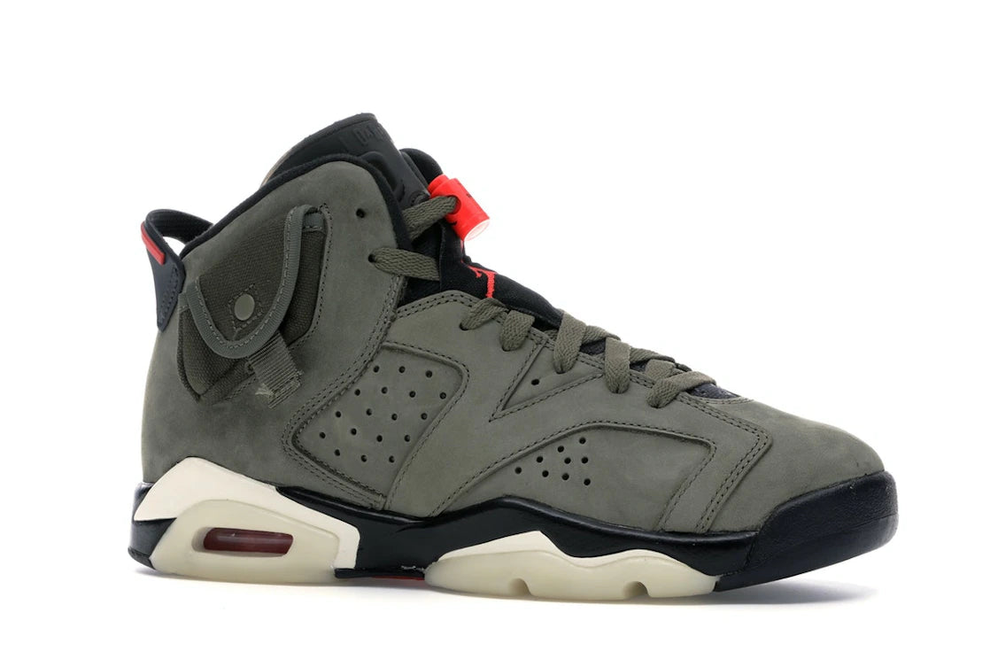 Air Jordan 6 Travis Scott Medium Olive (GS) - CN1085-200