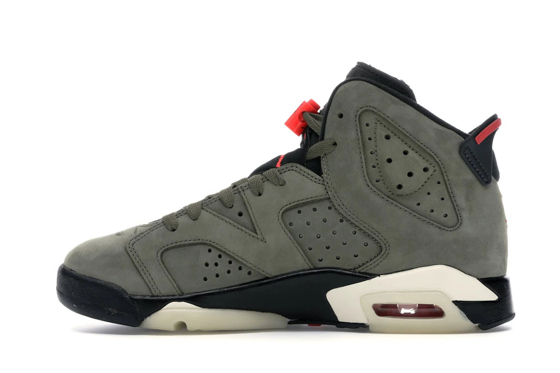 Air Jordan 6 Travis Scott Medium Olive (GS) - CN1085-200