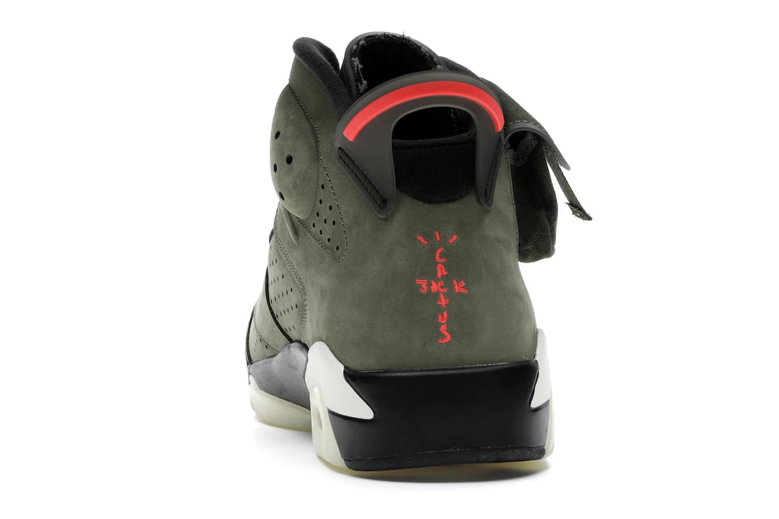 Air Jordan 6 Travis Scott Medium Olive - CN1084-200