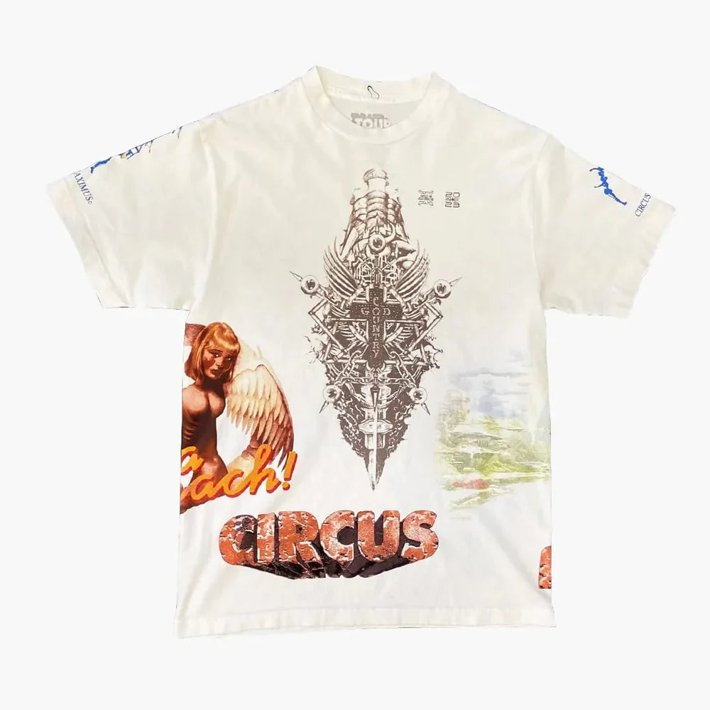 Travis Scott Utopia Circus Maximus I can see the future white - TS - I C4N