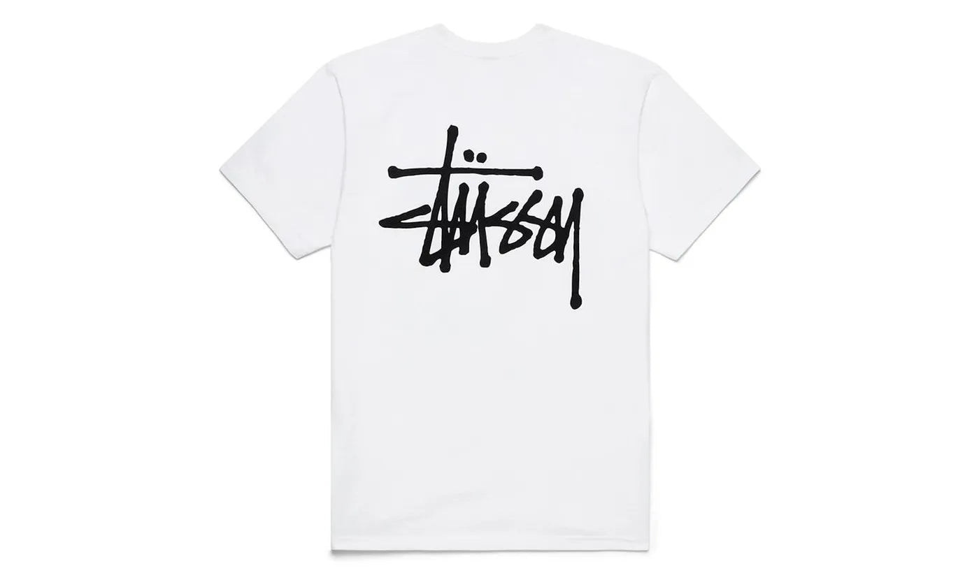 Stussy Basic T-shirt White tee - STUS-STBATW-WHITE