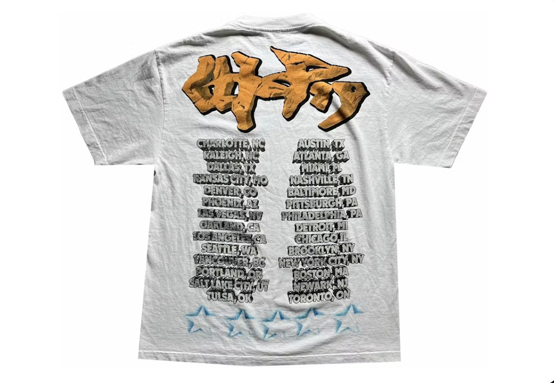 Travis Scott Utopia Tour Skitzo Circus Maximus Tee White - TS-TSUTSC-WHITE